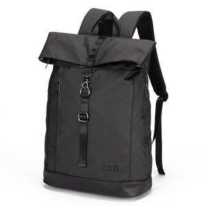 IZOD Divine Business Travel Slim Durable Laptop  Computer Bag Backpack in Black